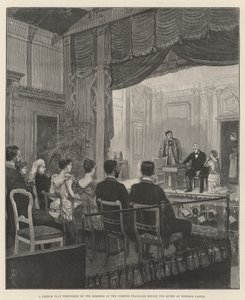 A French Play Performed by the Members of the Comedie Francaise Before the Queen at Windsor Castle
